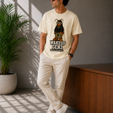 Cockroach – Cream Beige Tee Premium Oversized Graphic Printed T-Shirt for Men