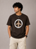 Aeroplane – Espresso Brown Tee Premium Oversized Graphic Printed T-Shirt for Men