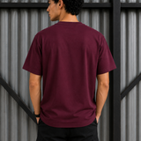 Different Wine Berry Premium Oversized Graphic Printed T-Shirt for Men