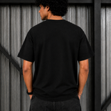 Cube – Midnight Black Tee Premium Oversized Graphic Printed T-Shirt for Men