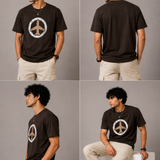 Aeroplane – Espresso Brown Tee Premium Oversized Graphic Printed T-Shirt for Men
