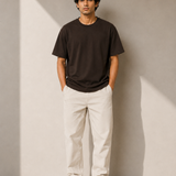 Plain D-Coffee Premium Oversized Drop Shoulder T-Shirt for Men