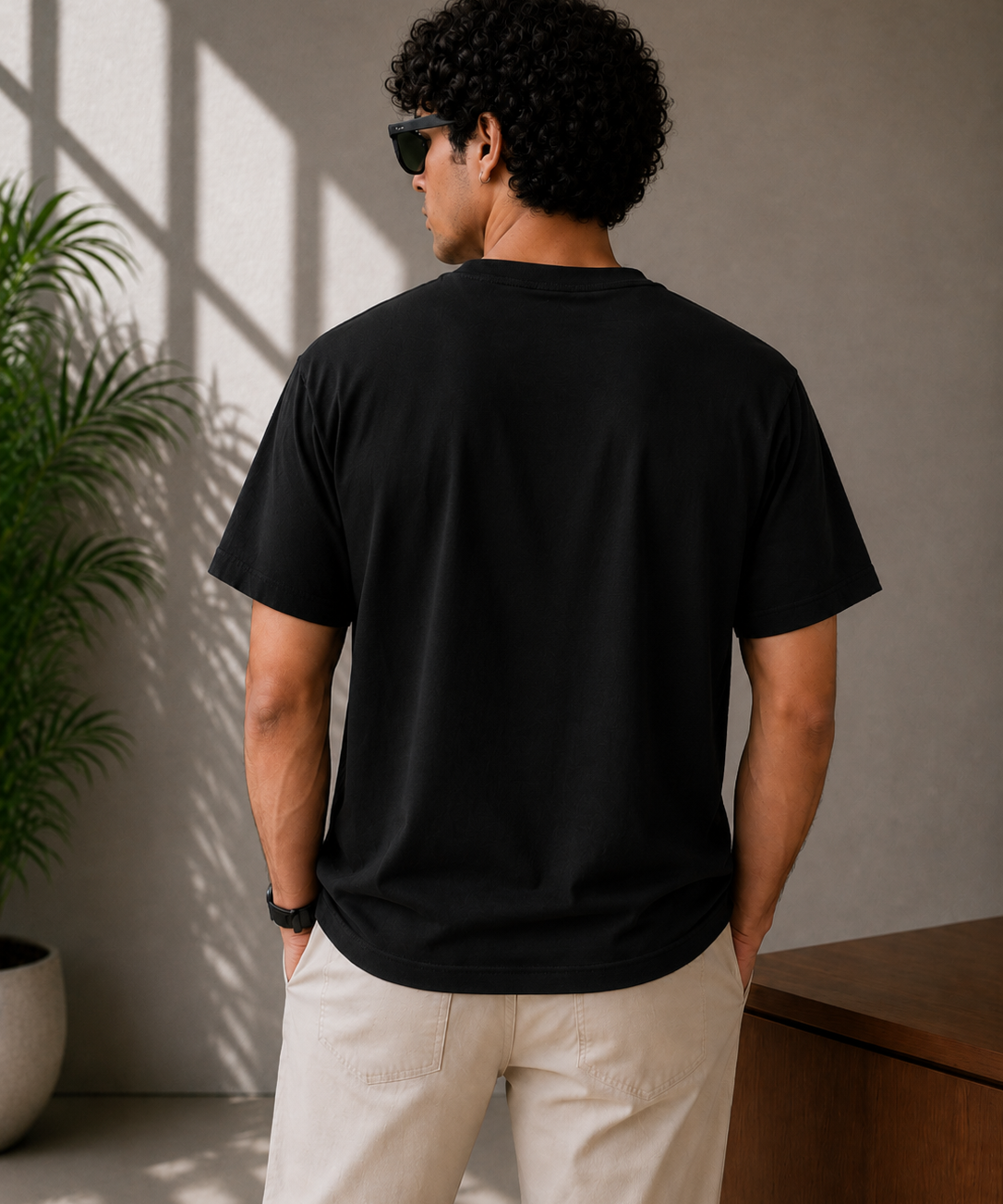 Cockroach – Midnight Black Tee Premium Oversized Graphic Printed T-Shirt for Men