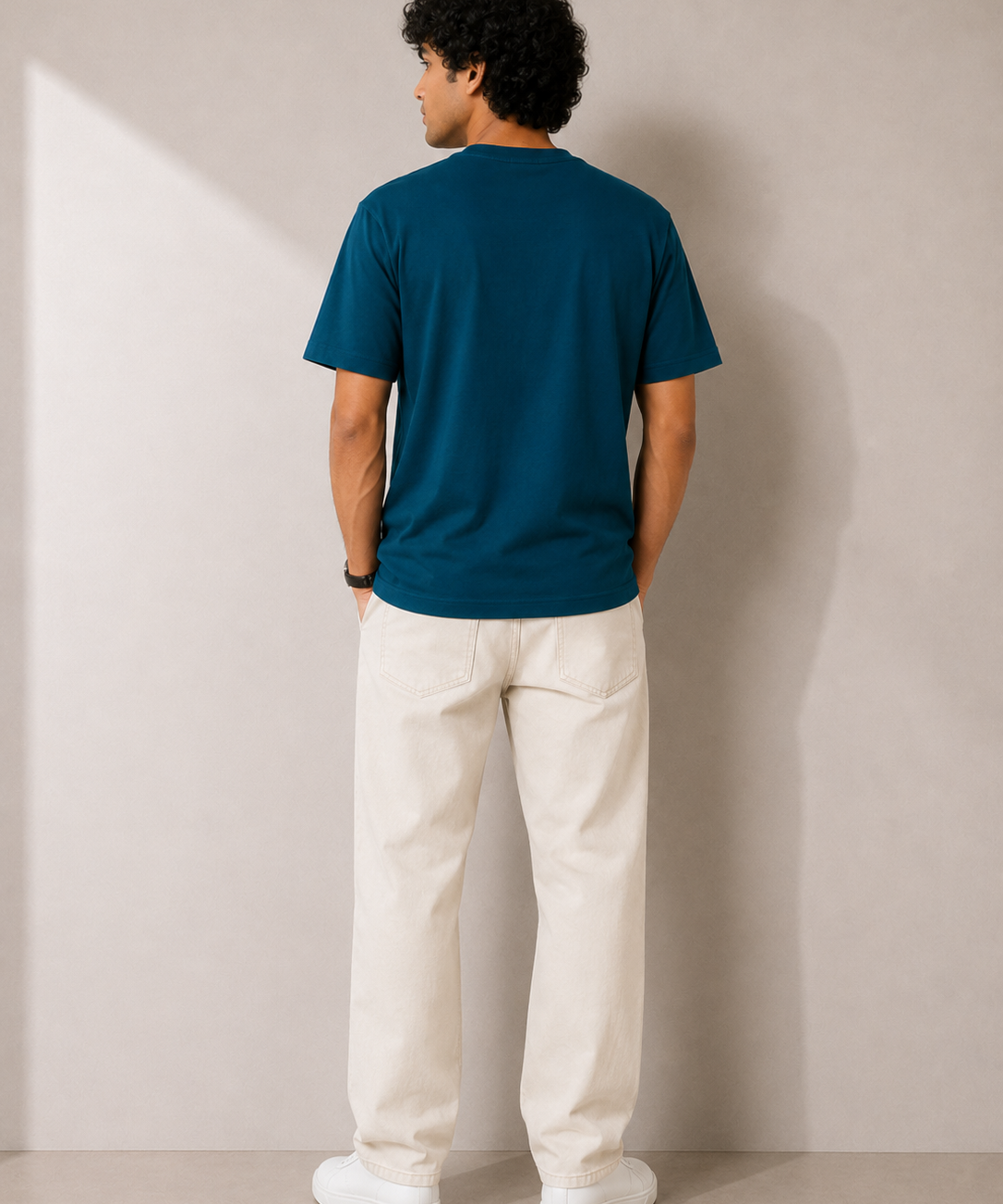 Plain Airforce Premium Oversized Drop Shoulder T-Shirt for Men