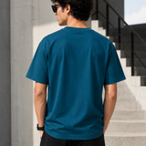 Growth – Ocean blue Tee Premium Oversized Graphic Printed T-Shirt for Men