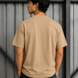 Plain D-Fawn Premium Oversized Drop Shoulder T-Shirt for Men
