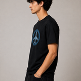 Aeroplane – Midnight Black Tee Premium Oversized Graphic Printed T-Shirt for Men