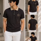 Polo Neck Coffee || Premium  Contrast Collar Polo T-Shirt