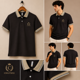 Polo Neck Coffee || Premium  Contrast Collar Polo T-Shirt