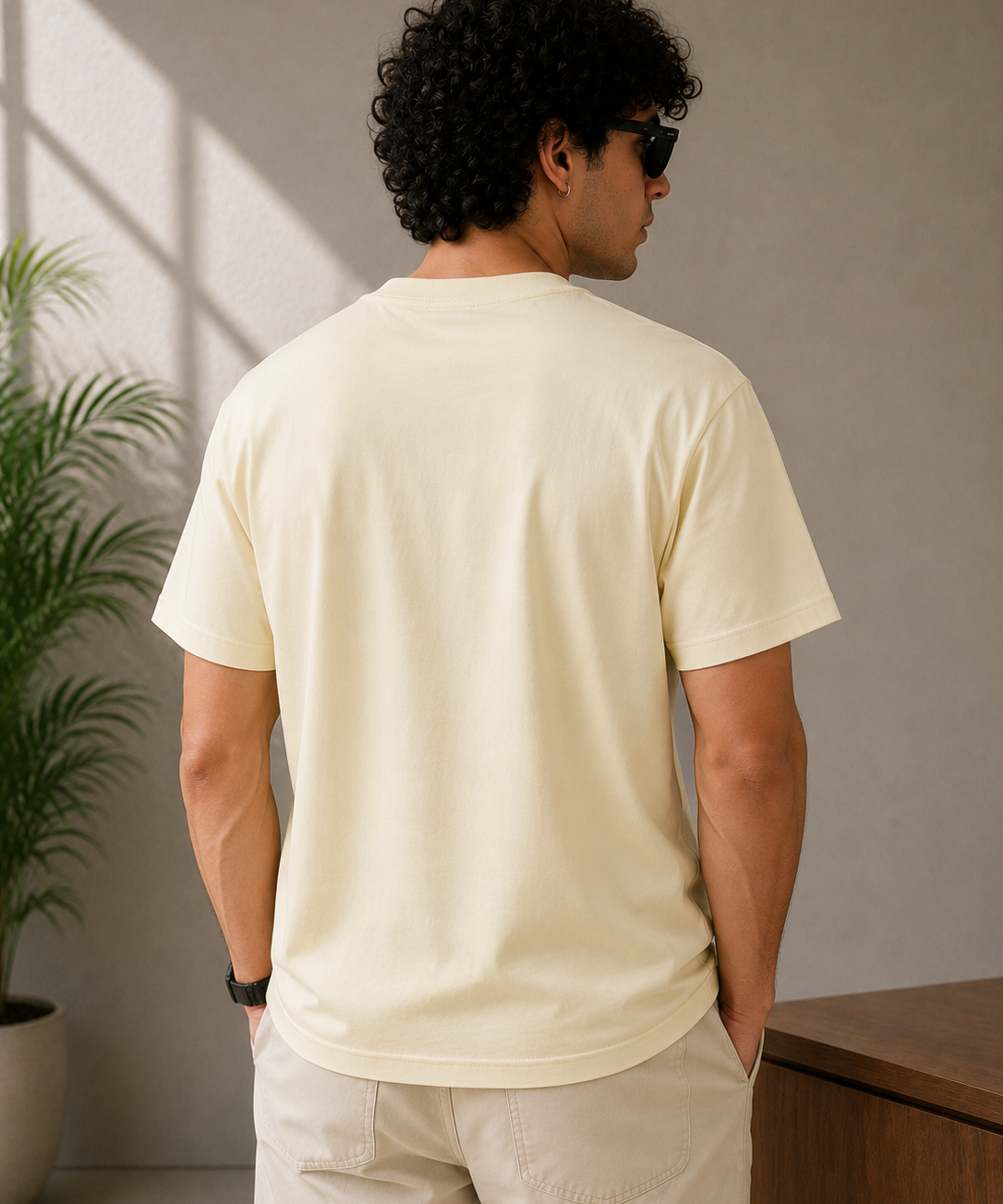 Cockroach – Cream Beige Tee Premium Oversized Graphic Printed T-Shirt for Men